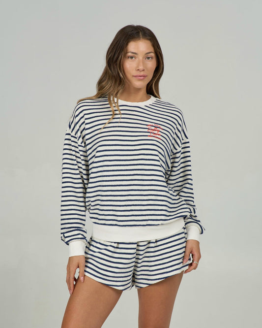 Salty Crew Schooner Crew Navy