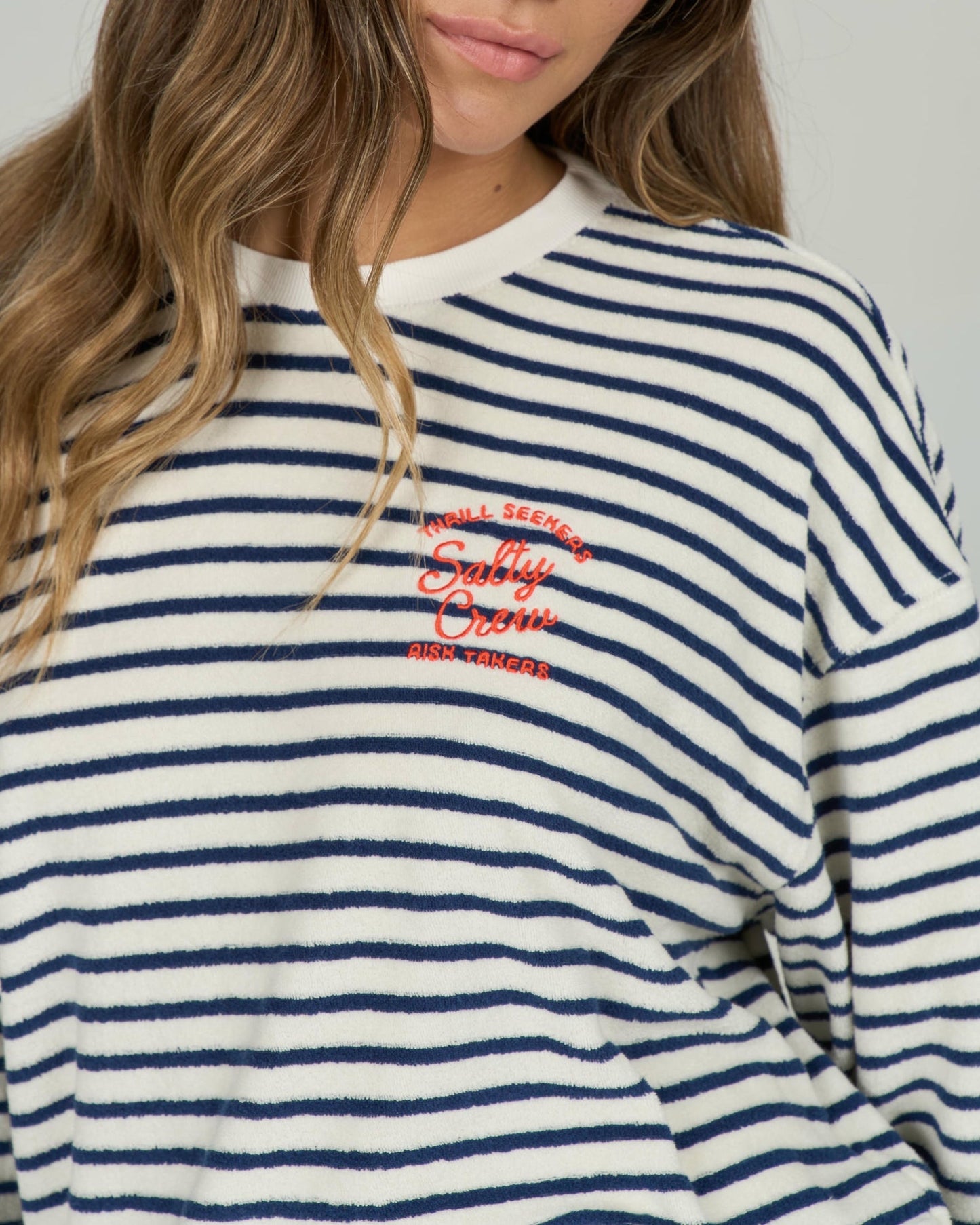 Salty Crew Schooner Crew Navy