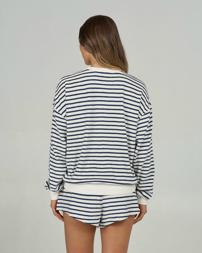 Salty Crew Schooner Crew Navy