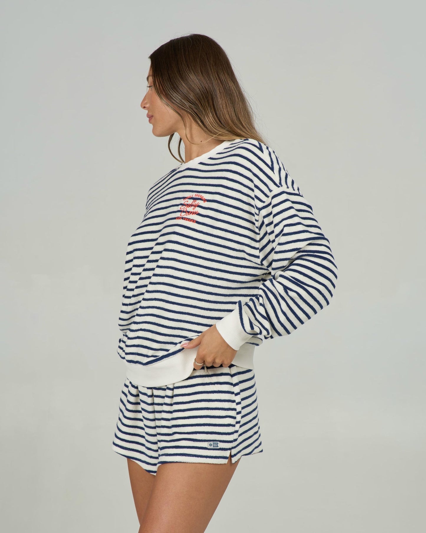 Salty Crew Schooner Crew Navy