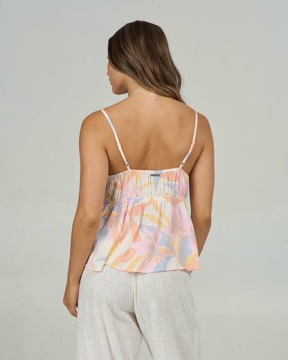 Salty Crew Bloomed Cami Off White