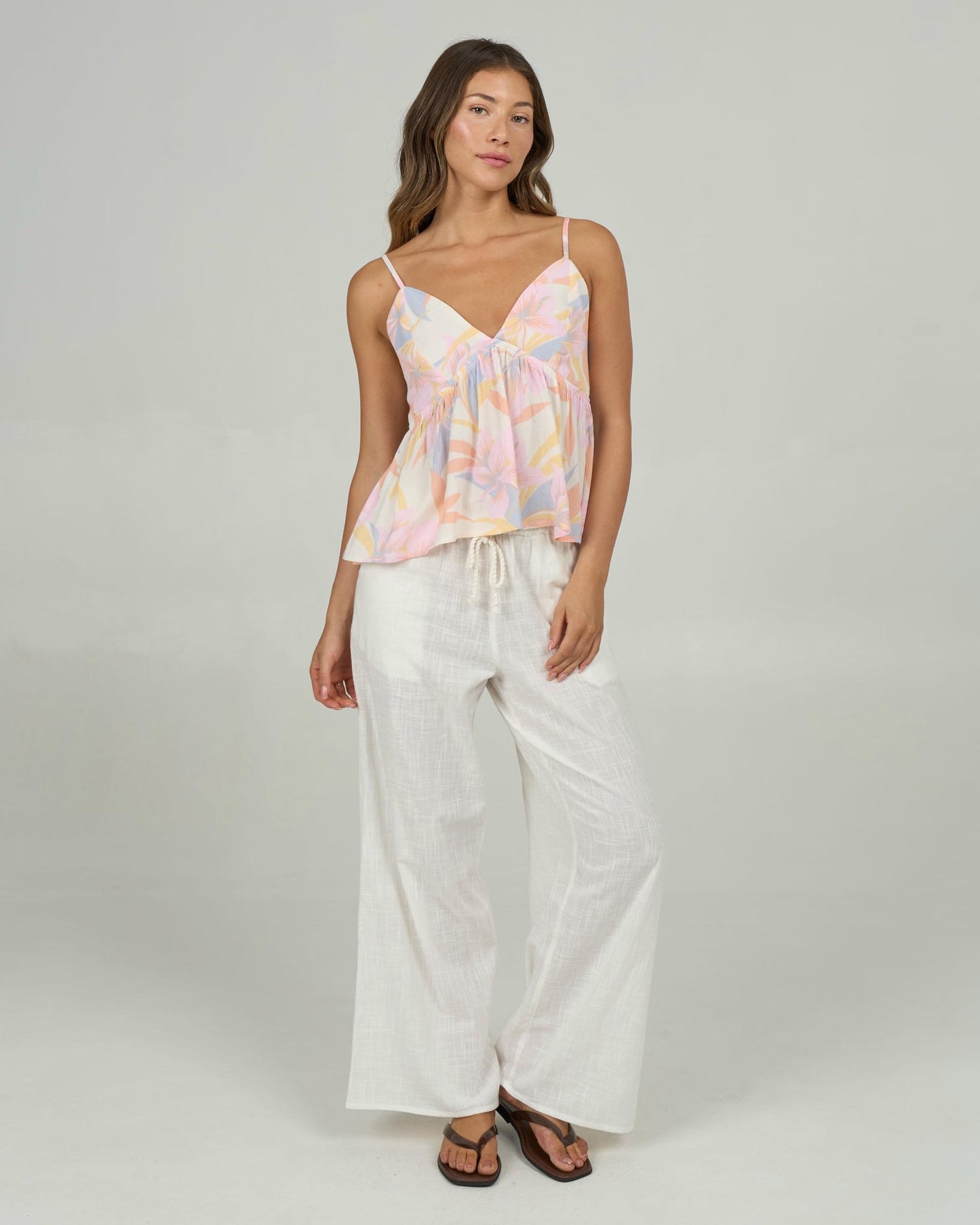 Salty Crew Bloomed Cami Off White
