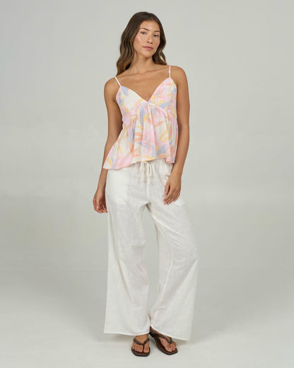 Salty Crew Bloomed Cami Off White