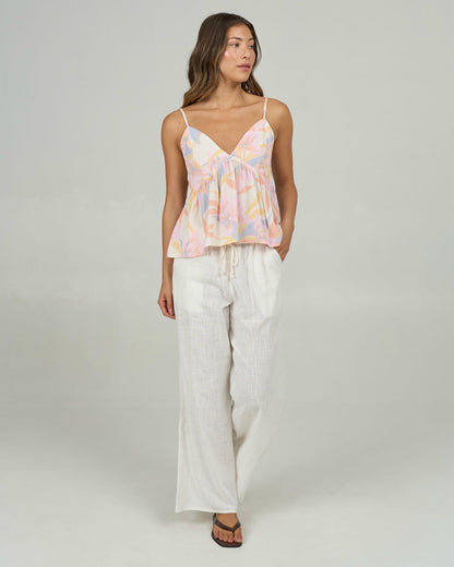 Salty Crew Bloomed Cami Off White