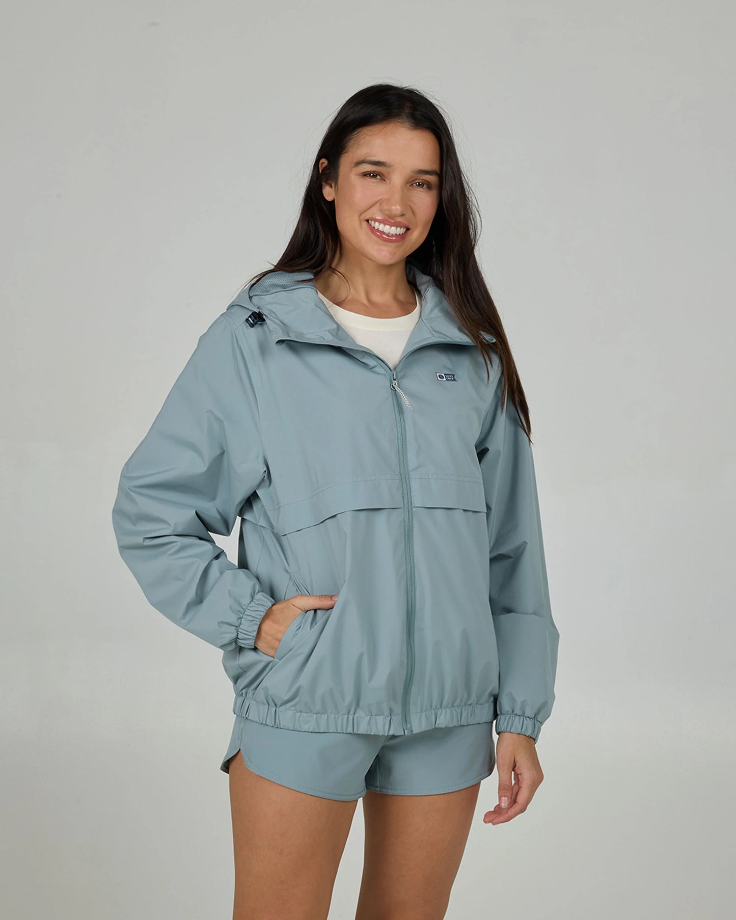 Salty Crew Barrier Windbreaker Stormy Grey