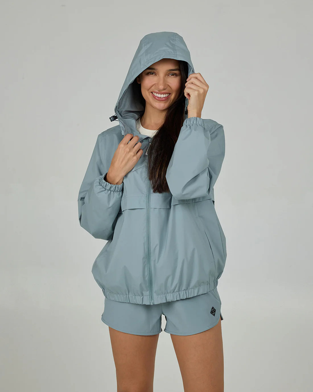 Salty Crew Barrier Windbreaker Stormy Grey