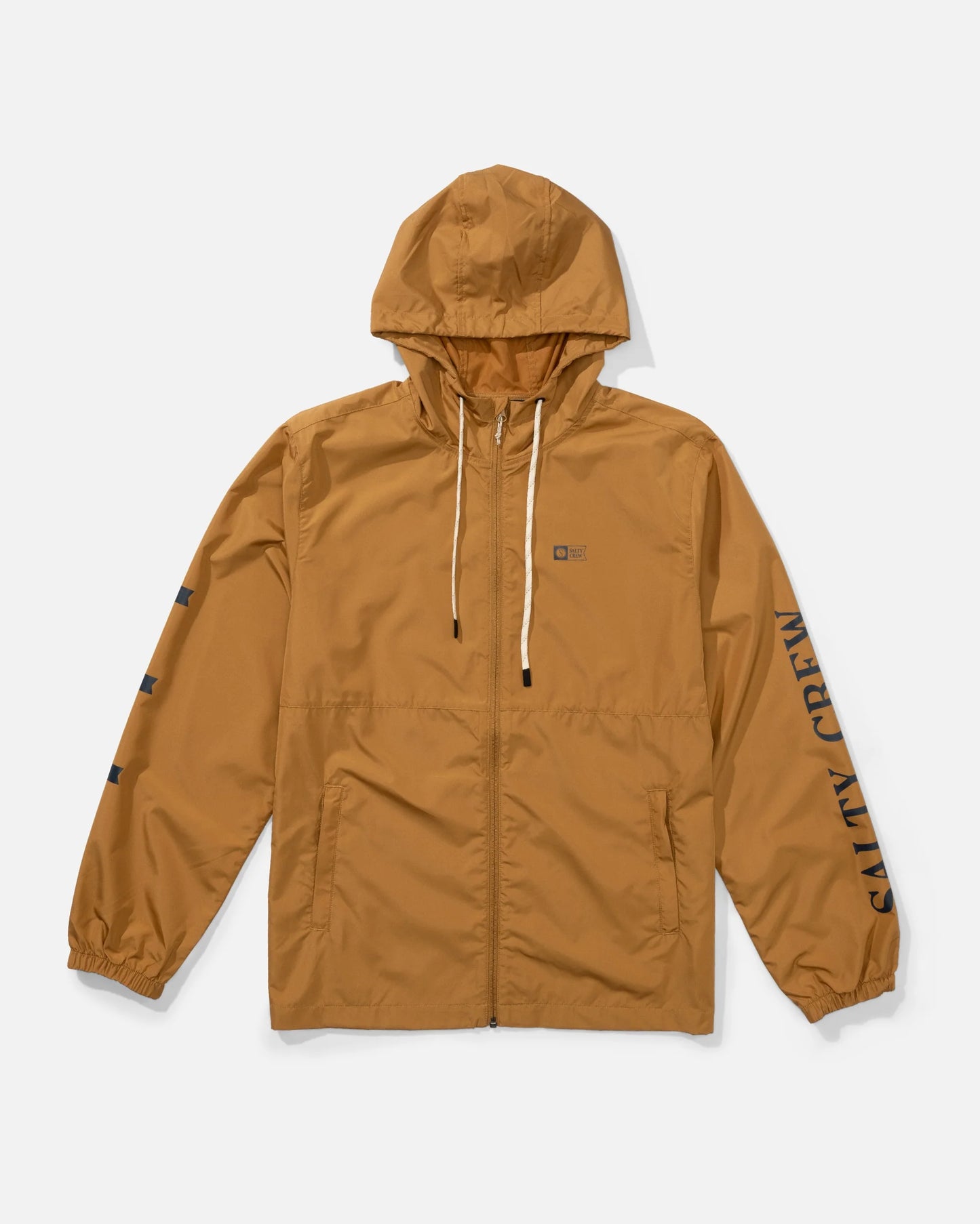 Salty Crew Surface Windbreacker Jacket Brown