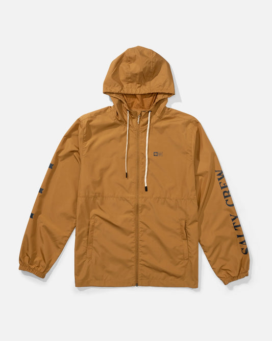 Salty Crew Surface Windbreacker Jacket Brown