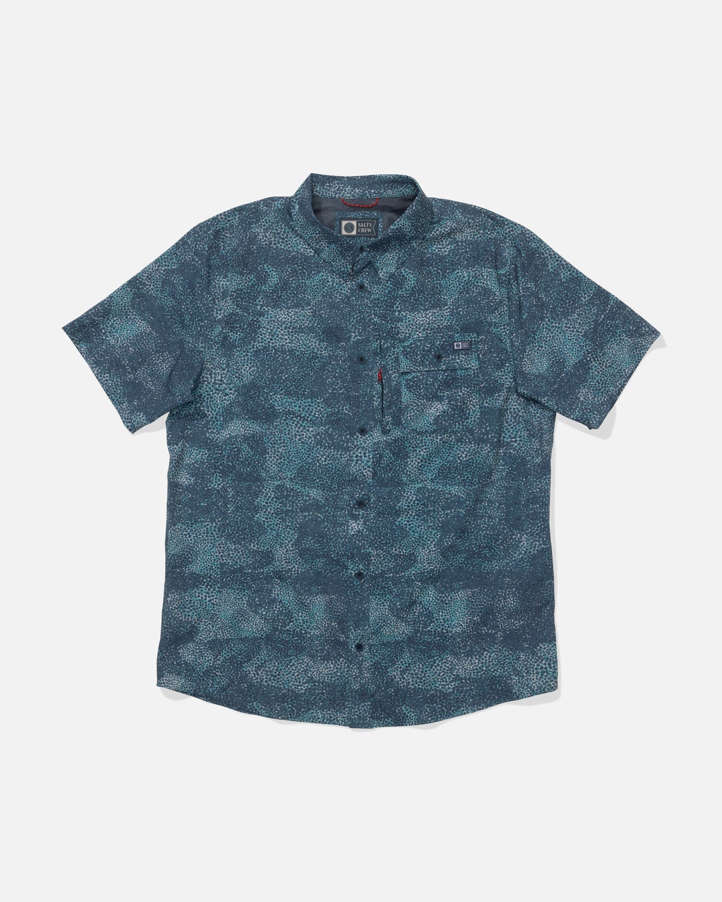 Salty Crew Flagship UV Button Up Dark Navy