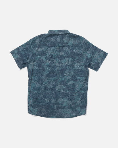 Salty Crew Flagship UV Button Up Dark Navy