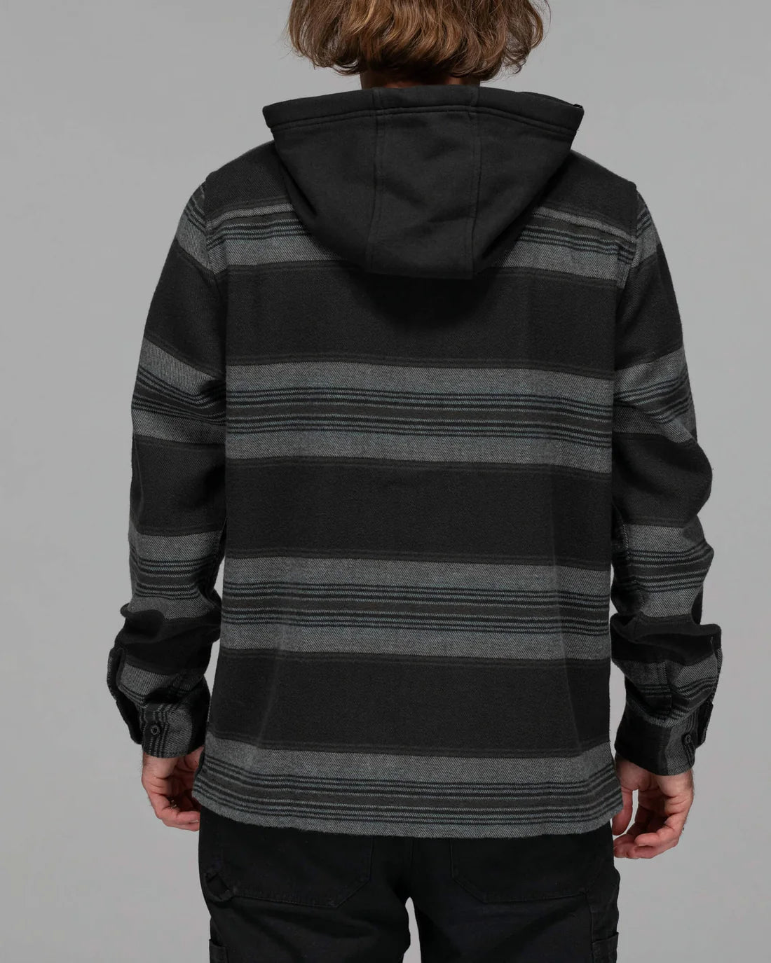 Salty Crew Outback Hooded Coal