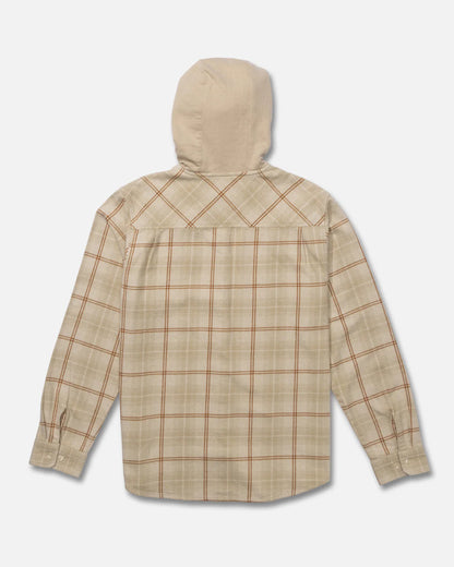 Salty Crew Whitewash hooded Flannel Birch
