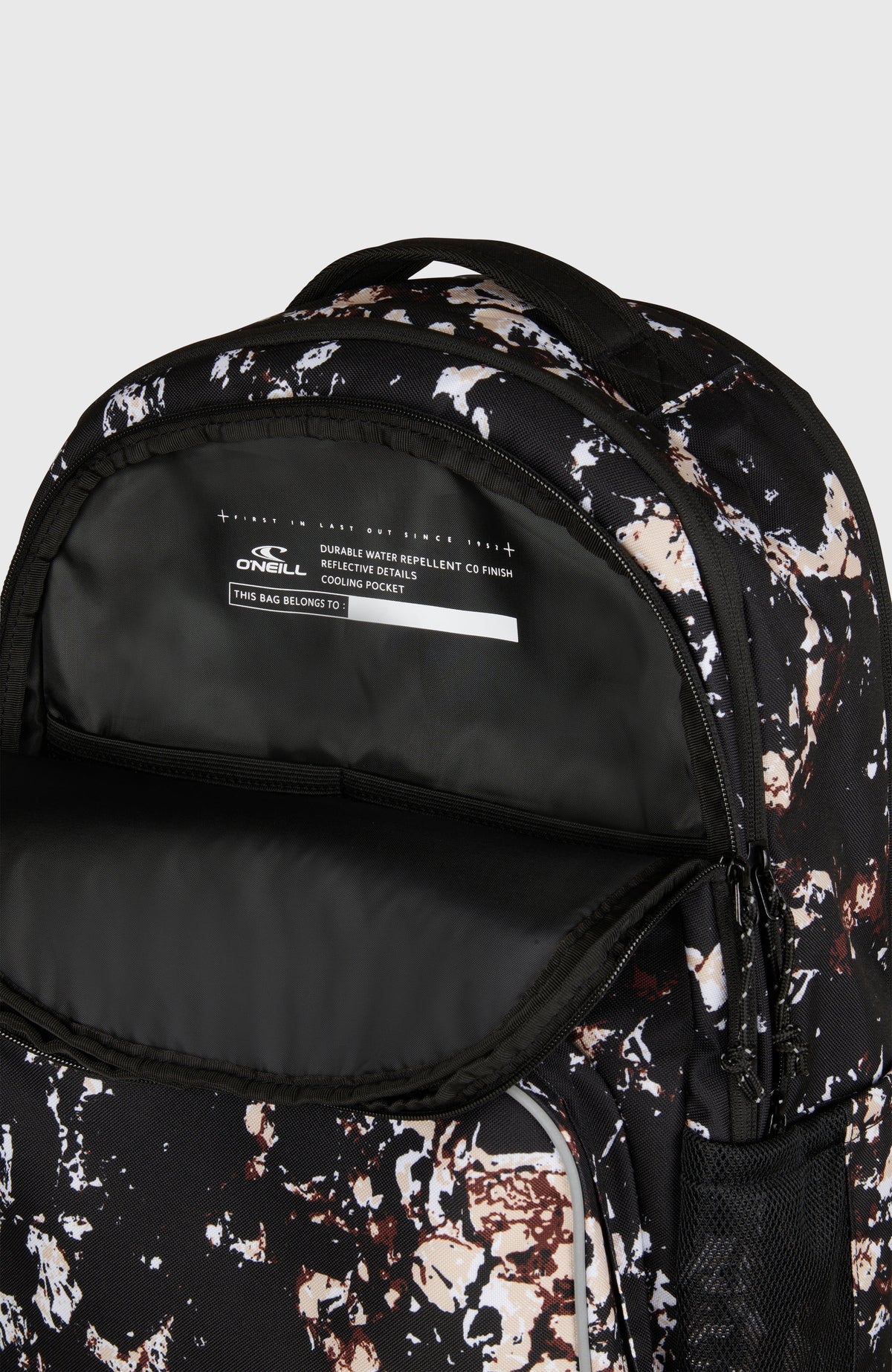 O´Neill President Backpack Black / Beige Quarry