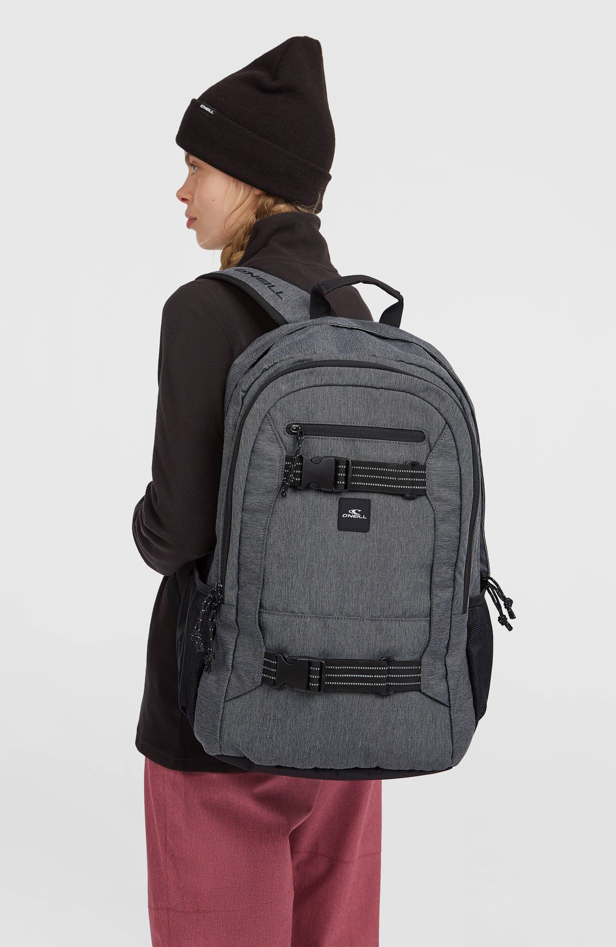O'Neill Boarder Backpack Dark Grey Meele