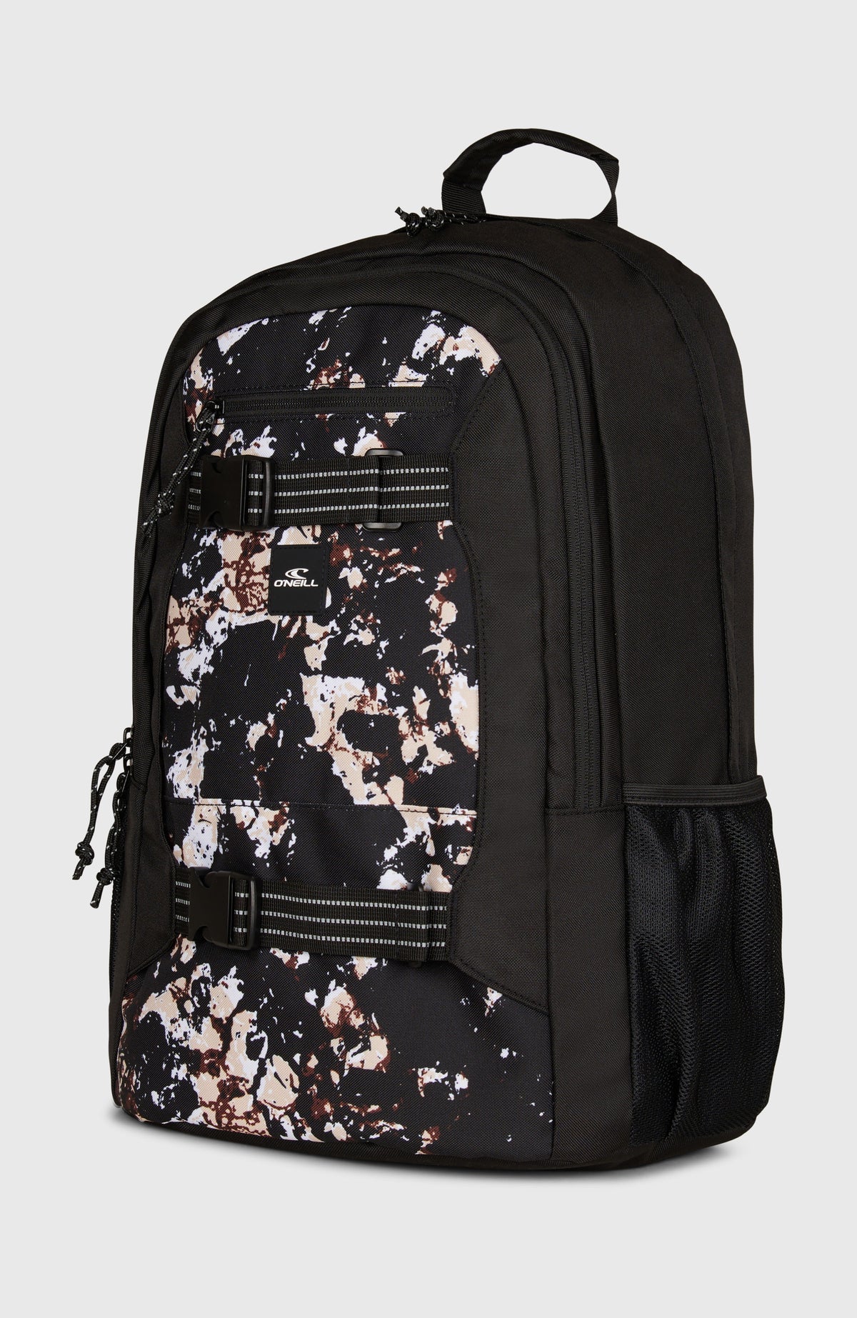 O'Neill Boarder Backpack Black Beige Quarry