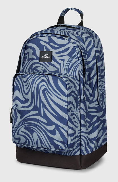 O'Neill Santa Cruz Backpack Blue Swirl Zebra