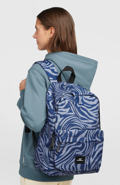 O'Neill Essentials Backpack Blue Swirl Zebra
