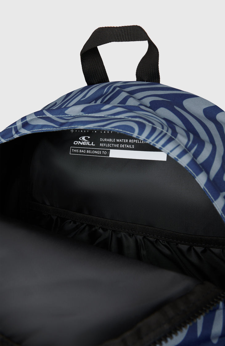 O'Neill Essentials Backpack Blue Swirl Zebra