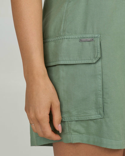 Salty Crew Driftwood Romper Green