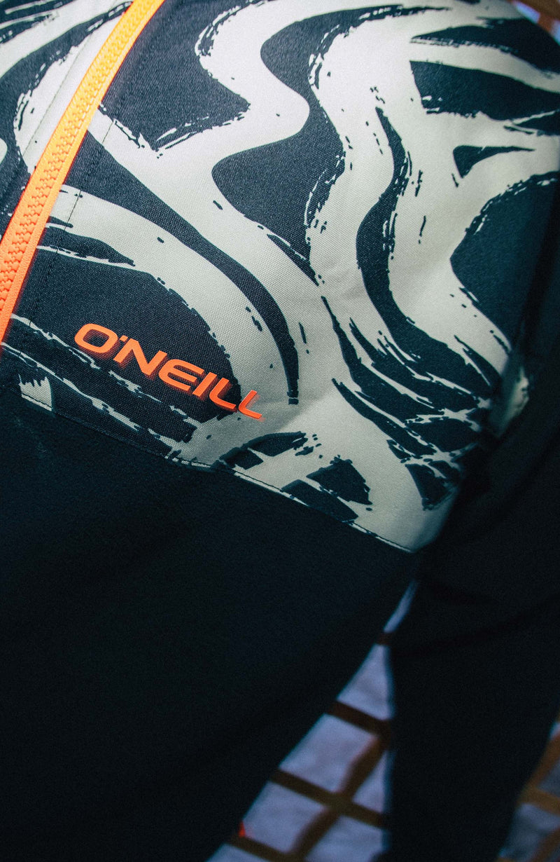 O'Neill | Men FWC'Play Polartec Full-Zip Hyperfleece | Beige Snowtracks