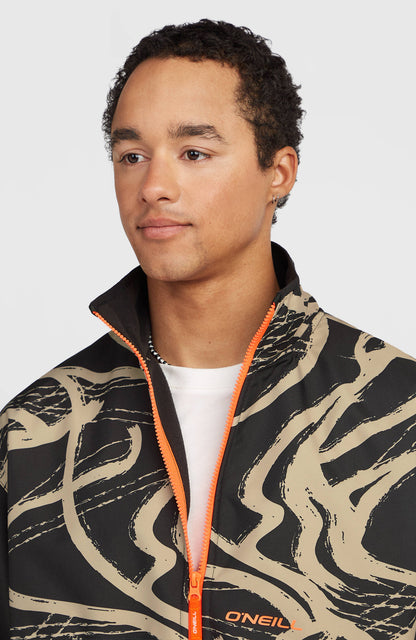 O'Neill | Men FWC'Play Polartec Full-Zip Hyperfleece | Beige Snowtracks