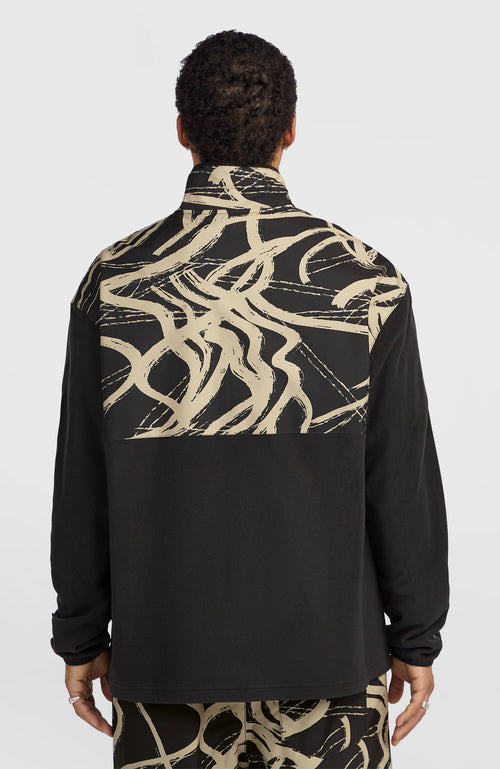 O'Neill | Men FWC'Play Polartec Full-Zip Hyperfleece | Beige Snowtracks