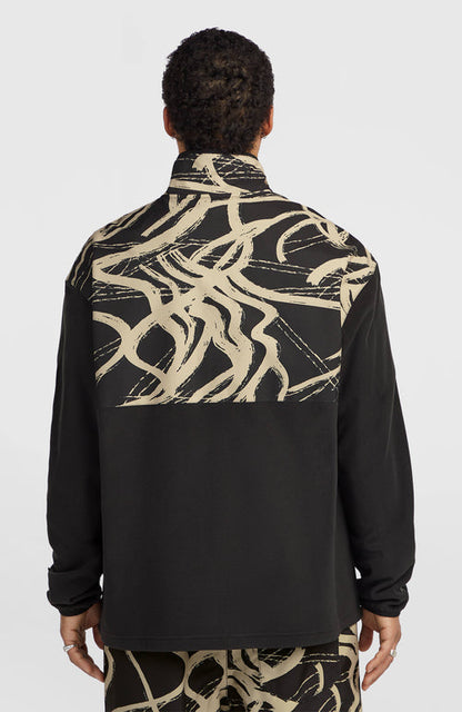 O'Neill | Men FWC'Play Polartec Full-Zip Hyperfleece | Beige Snowtracks