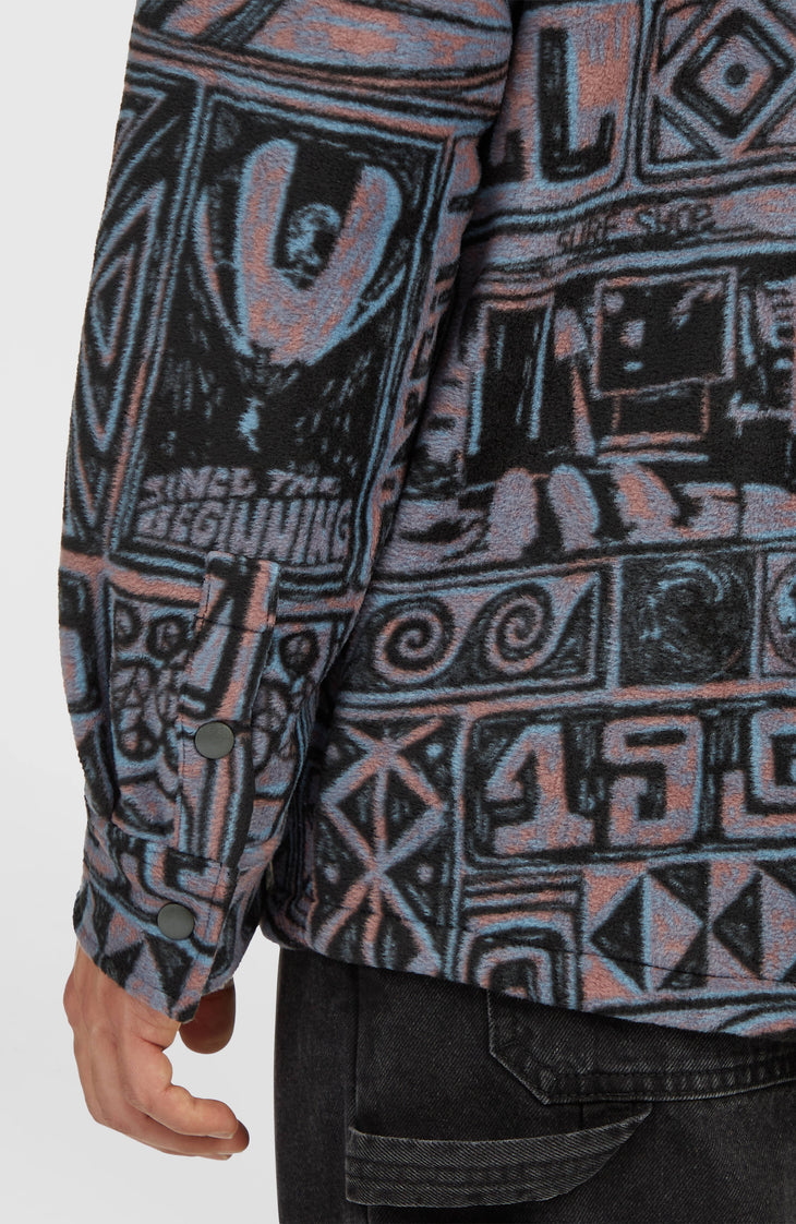 O'Neill | O'riginals Superfleece Shirt | Purple Stamps
