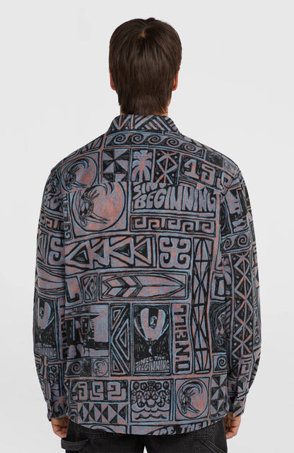 O'Neill | O'riginals Superfleece Shirt | Purple Stamps