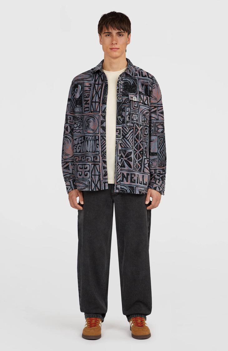 O'Neill | O'riginals Superfleece Shirt | Purple Stamps