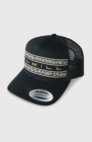 O'Neill Flower Trucker Cap - Black