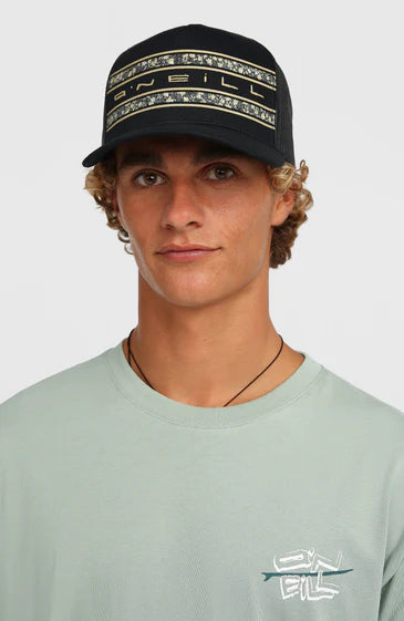 O'Neill Flower Trucker Cap - Black