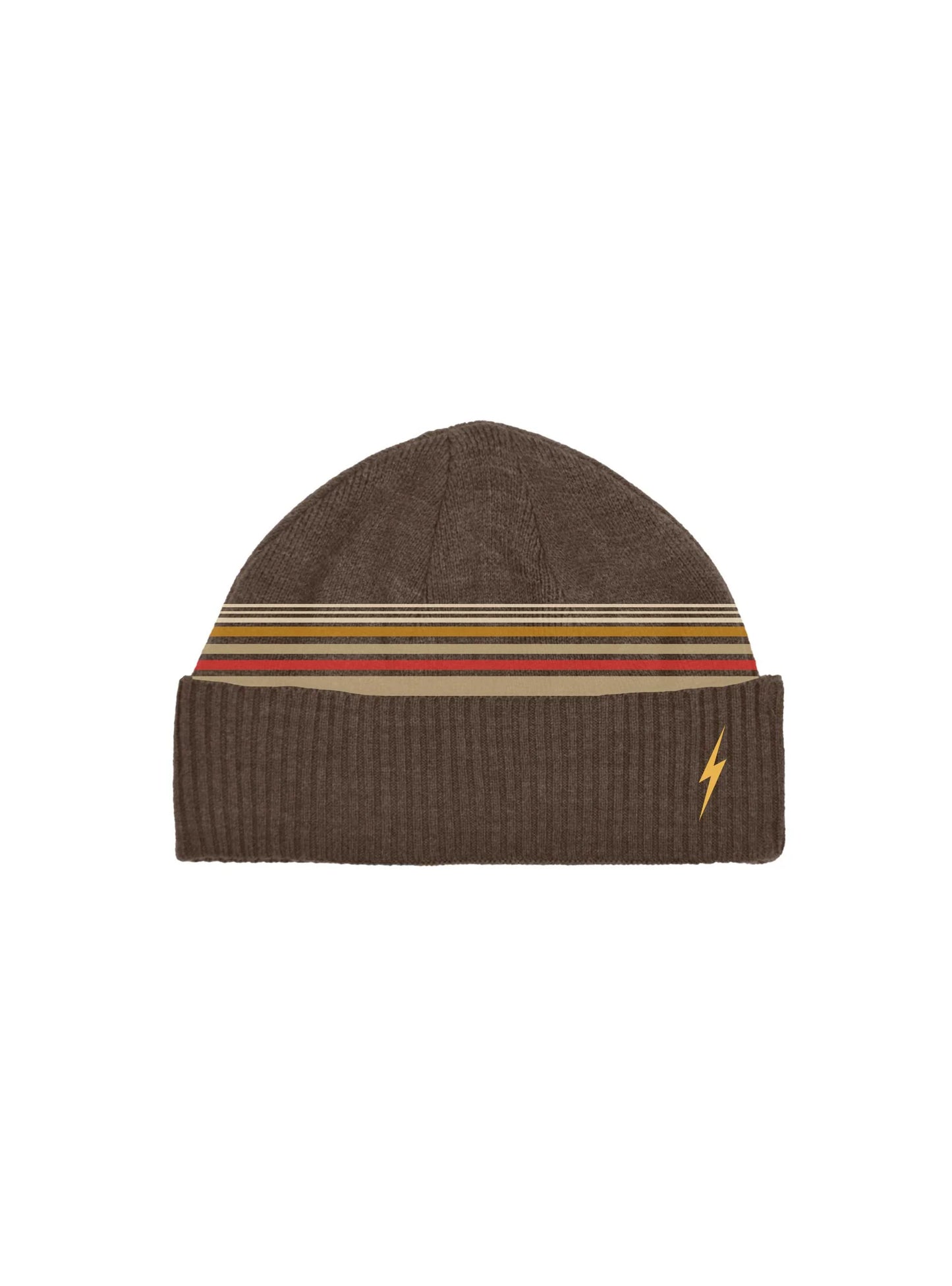 lightning Bolt BEANIE WITH STRIPES