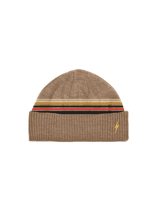 lightning Bolt BEANIE WITH STRIPES