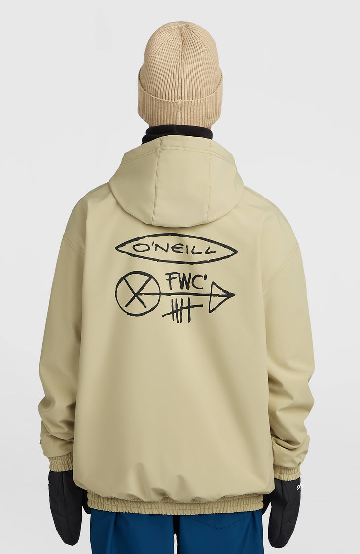 O'Neill | Men FWC'Play Softshell Hoodie | Olive Blush