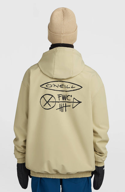 O'Neill | Men FWC'Play Softshell Hoodie | Olive Blush