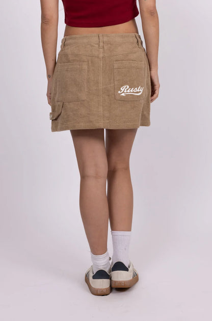 Rusty Billie Low Rise Skirt Camel