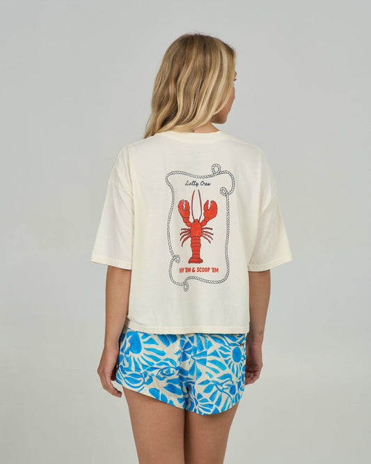 Salty Crew Shellbrate Skimmer Tee - White