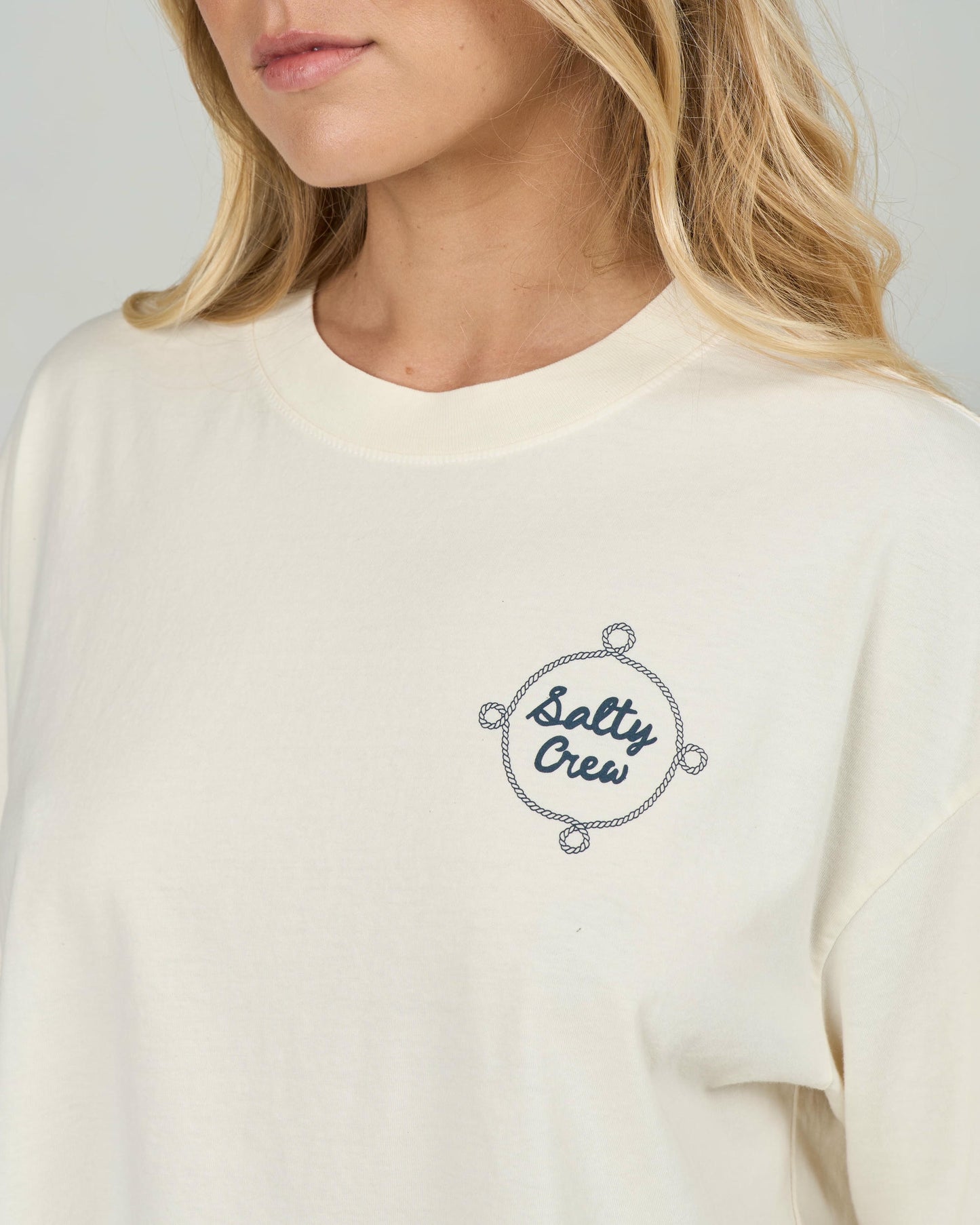 Salty Crew Shellbrate Skimmer Tee - White
