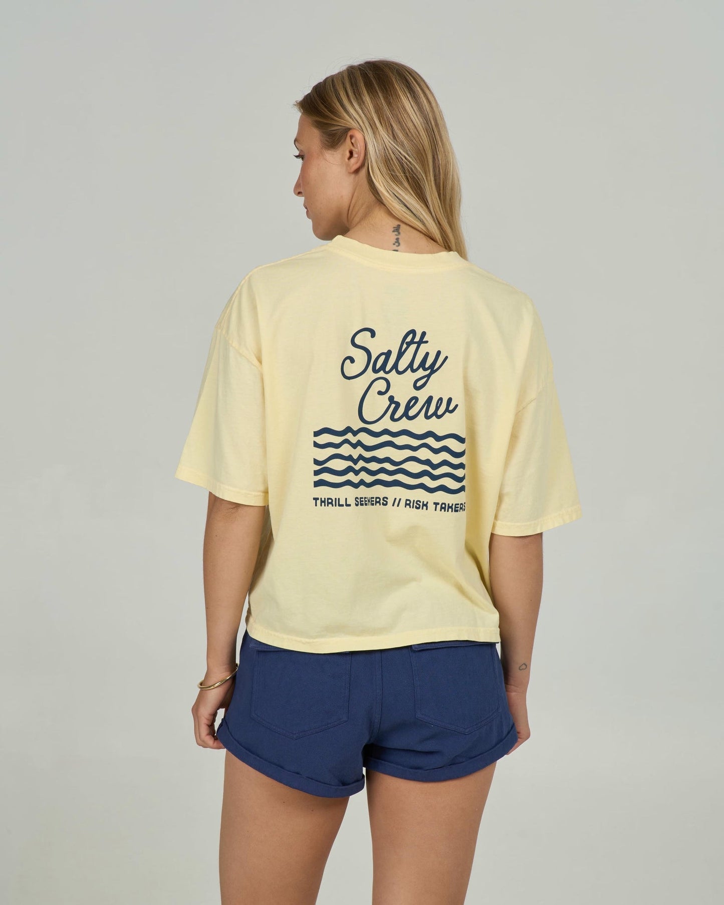 Salty Crew Salty Skimmer Tee Sunshine