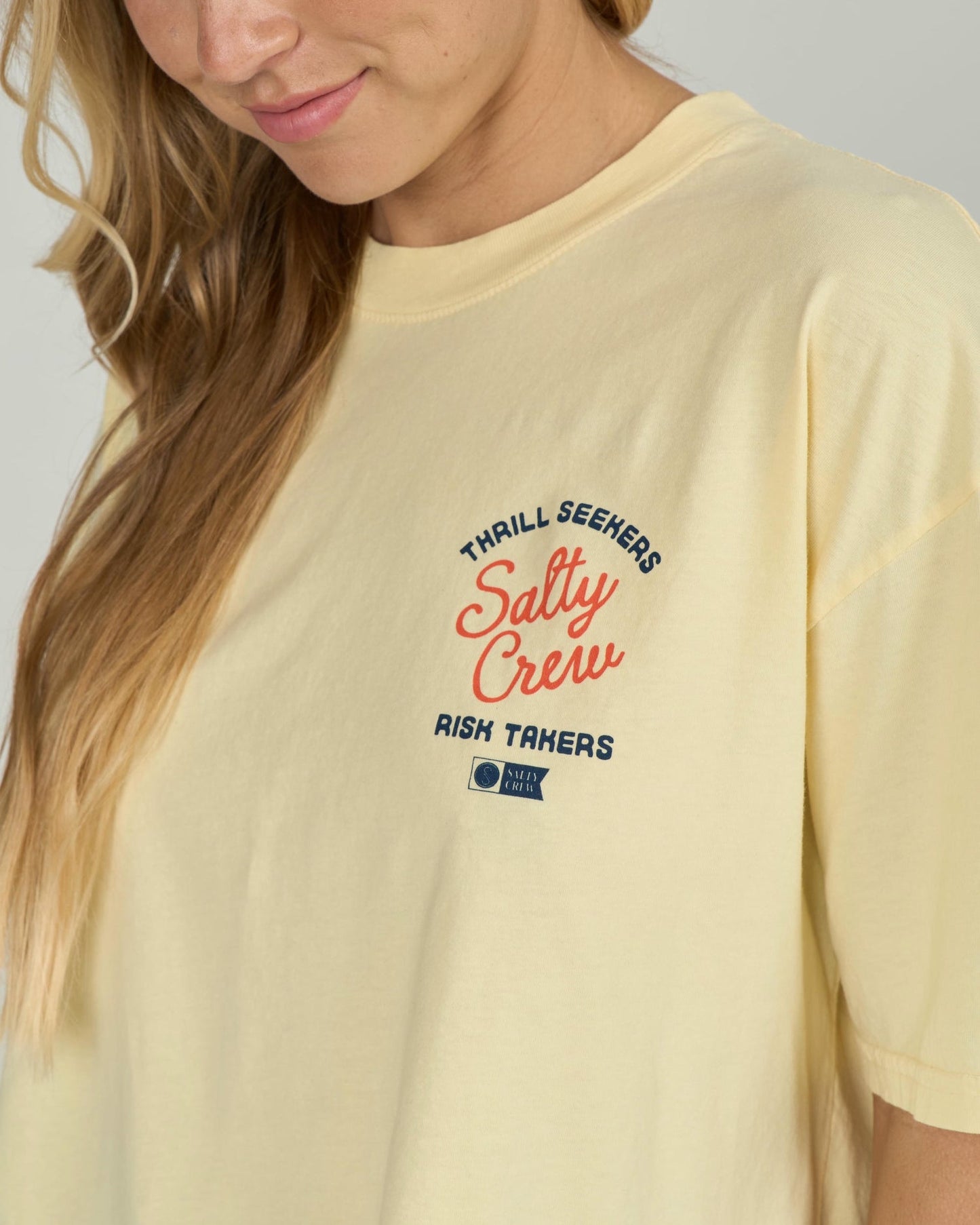 Salty Crew Salty Skimmer Tee Sunshine