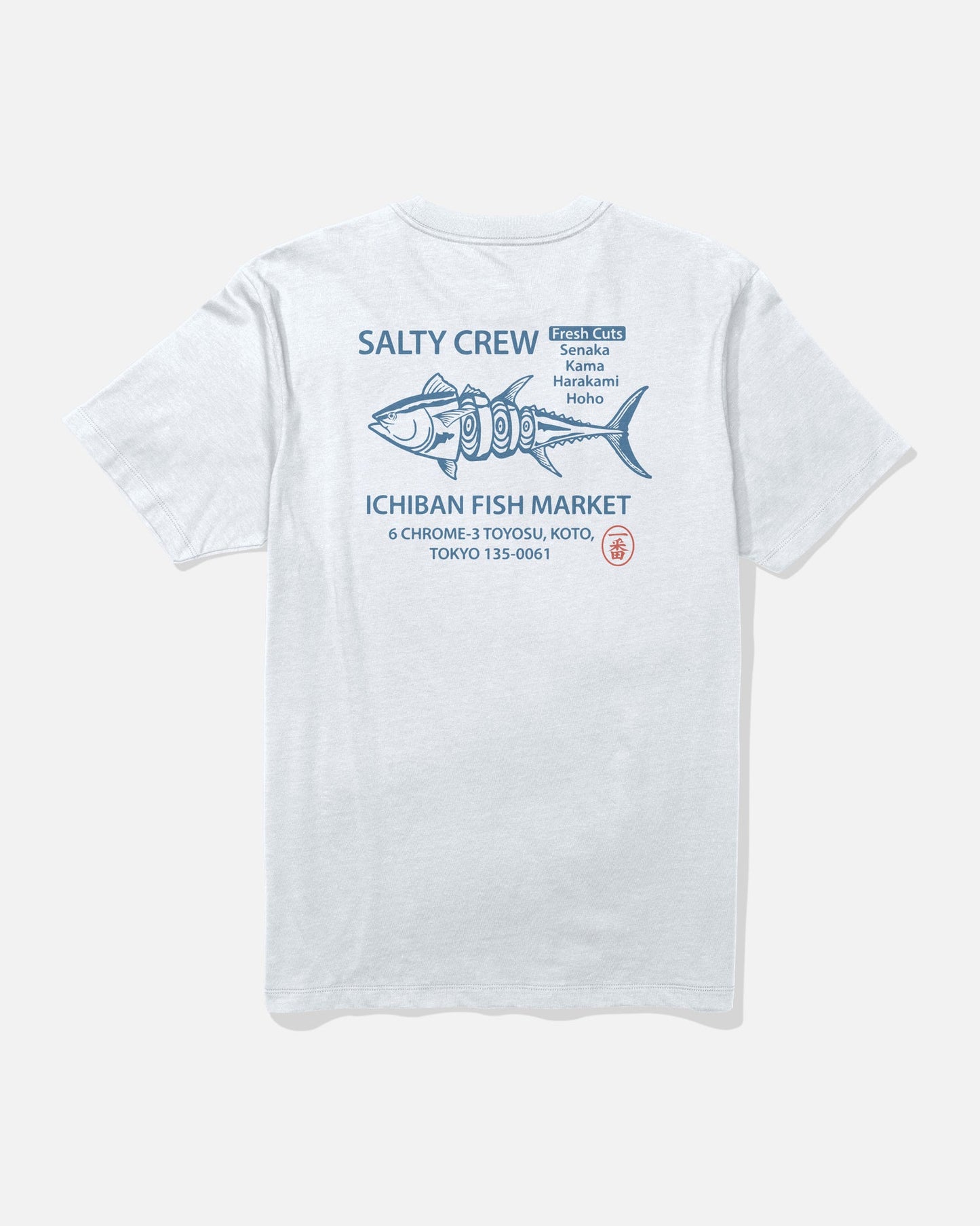 Salty Crew Ichiban SS Tee - White