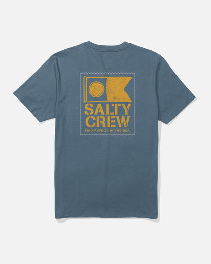 Salty Crew Stitched SS Tee - Blue