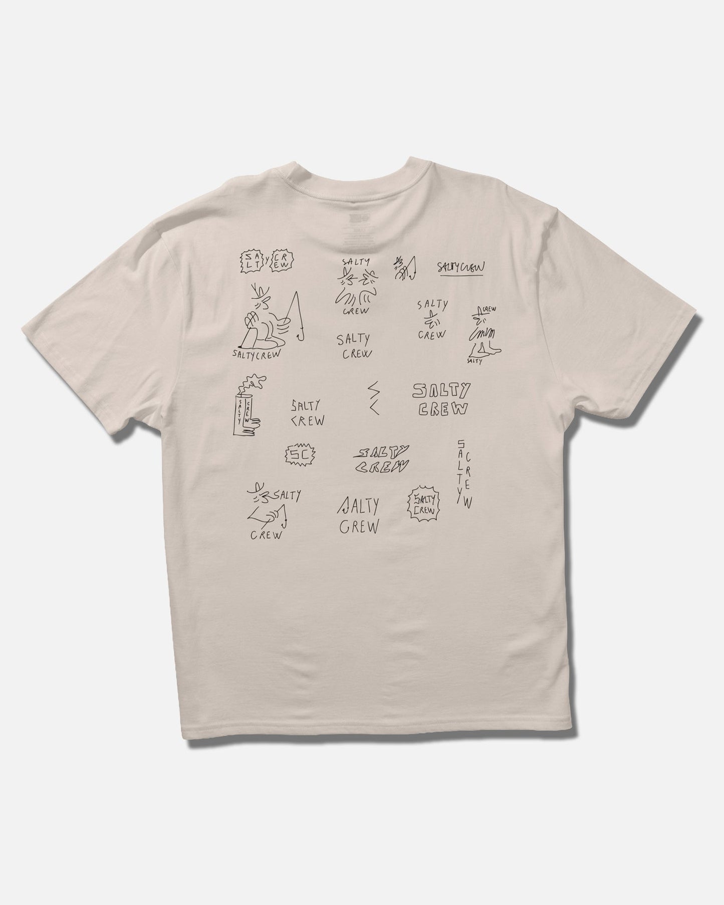 Salty Crew Reel LB Tee - Off White