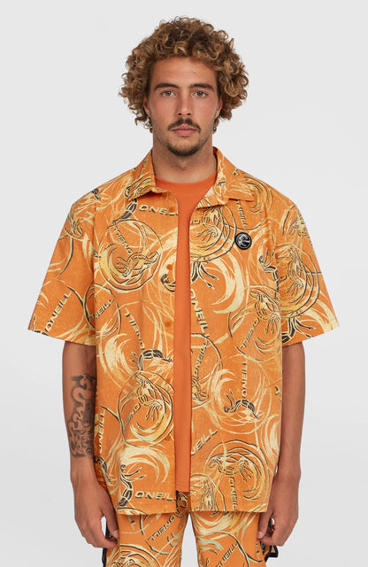 O'Neill O'Riginals UPF 50+ Short Sleeve Shirt | Orange O'riginals UPF50 Orange Originals