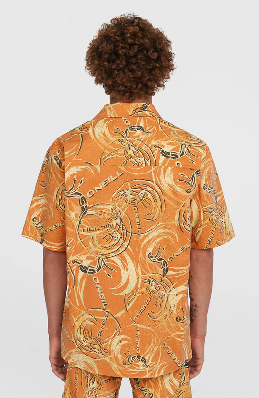 O'Neill O'Riginals UPF 50+ Short Sleeve Shirt | Orange O'riginals UPF50 Orange Originals