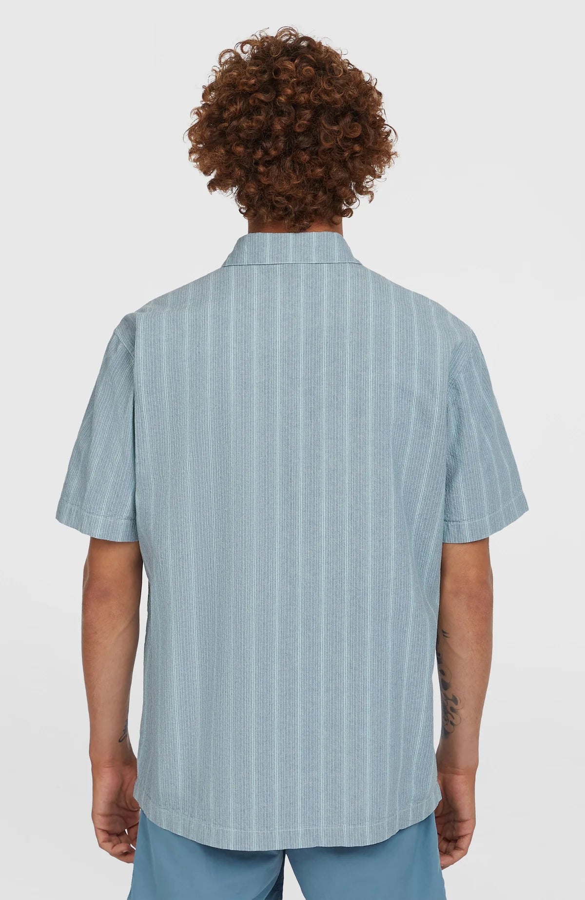 O´Neill Jacquard Stripe Shirt Blue