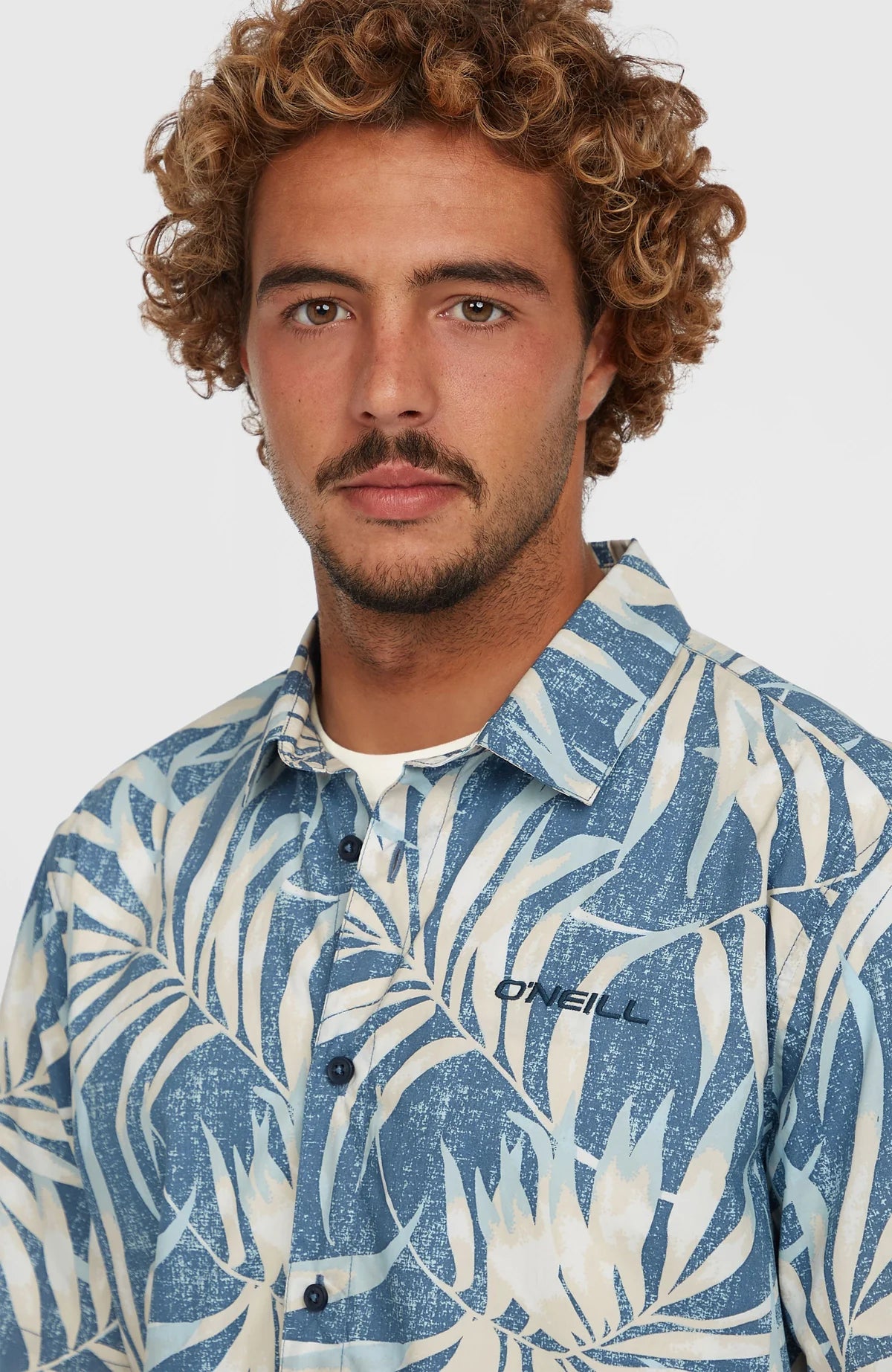 O´Neill Print Shirt Blue Dipped Leaves