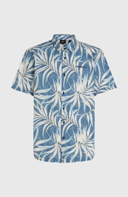 O´Neill Print Shirt Blue Dipped Leaves