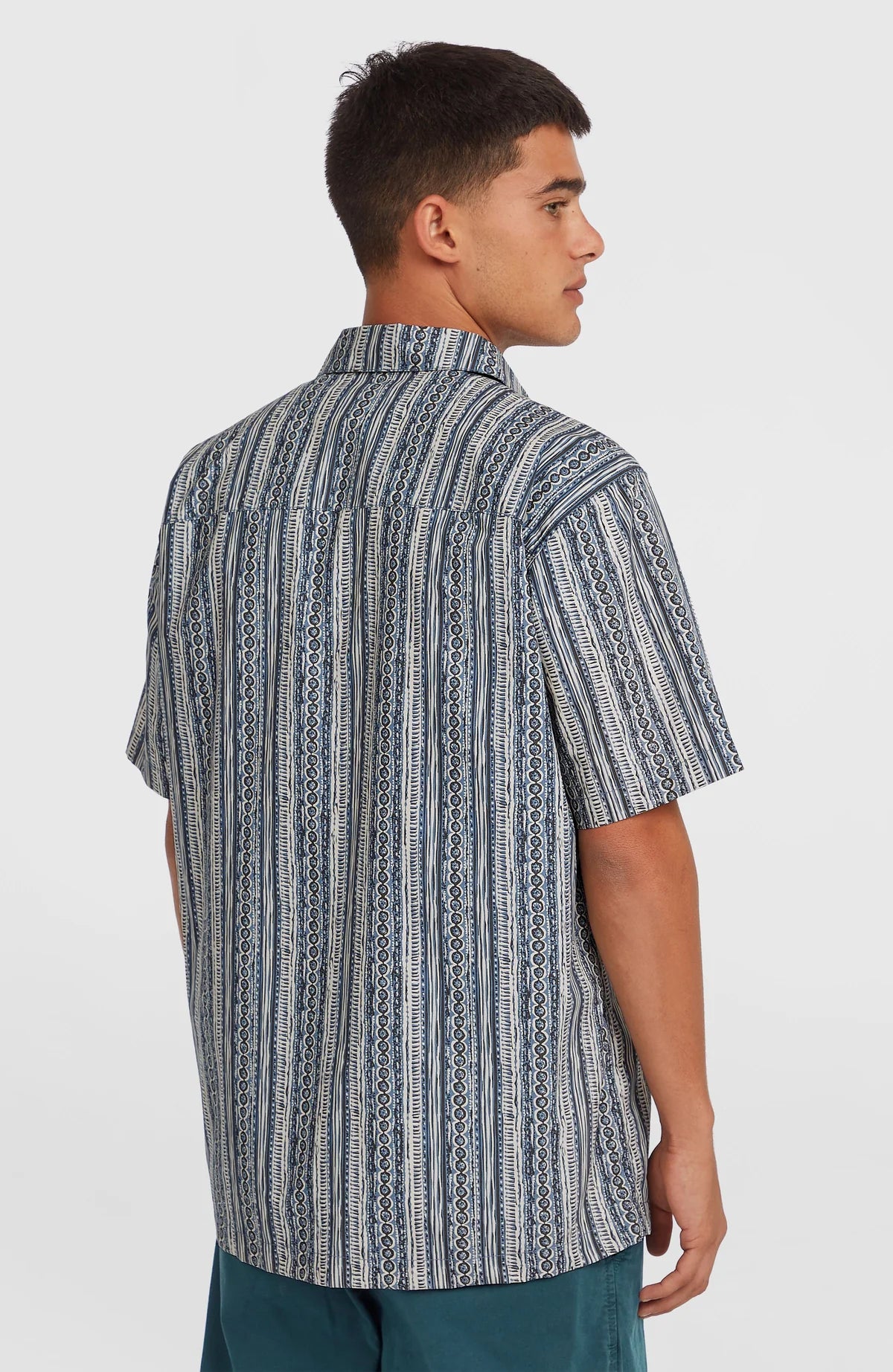 O´Neill Print Shirt Blue Pressed Lines
